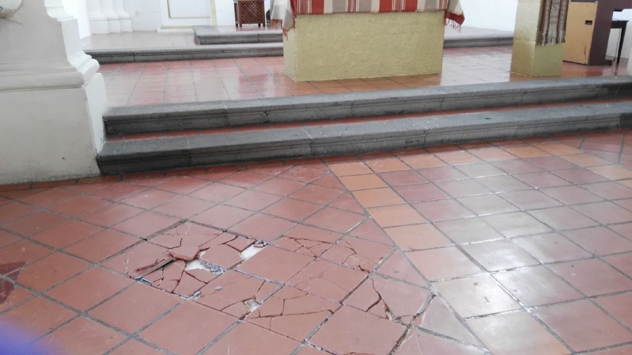 Solicitarán permisos al INAH para continuar trabajos en iglesia de Tetecala