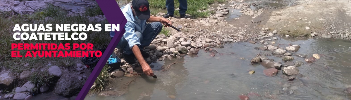 Revisan descargas de aguas negras en la laguna de Coatetelco