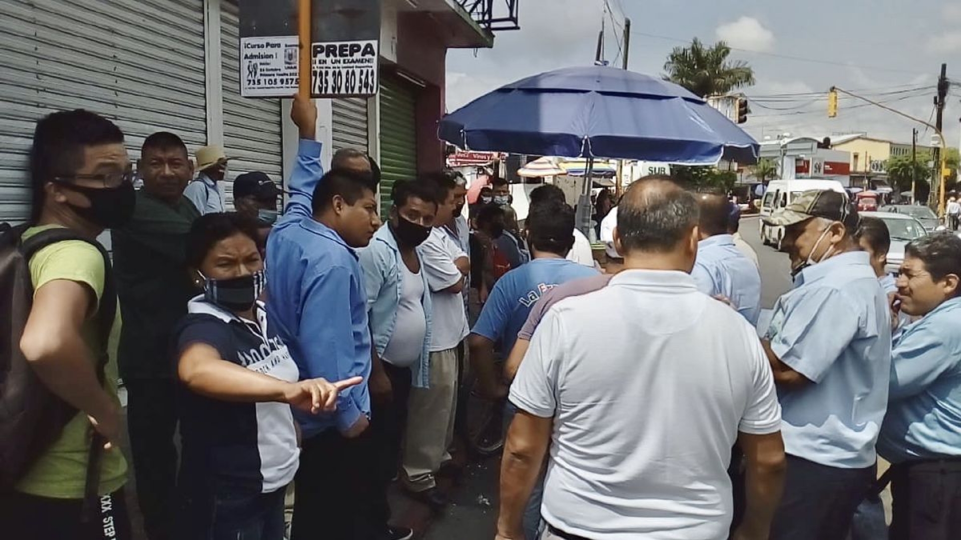 Protestan transportistas de Cuautla en contra de infracciones
