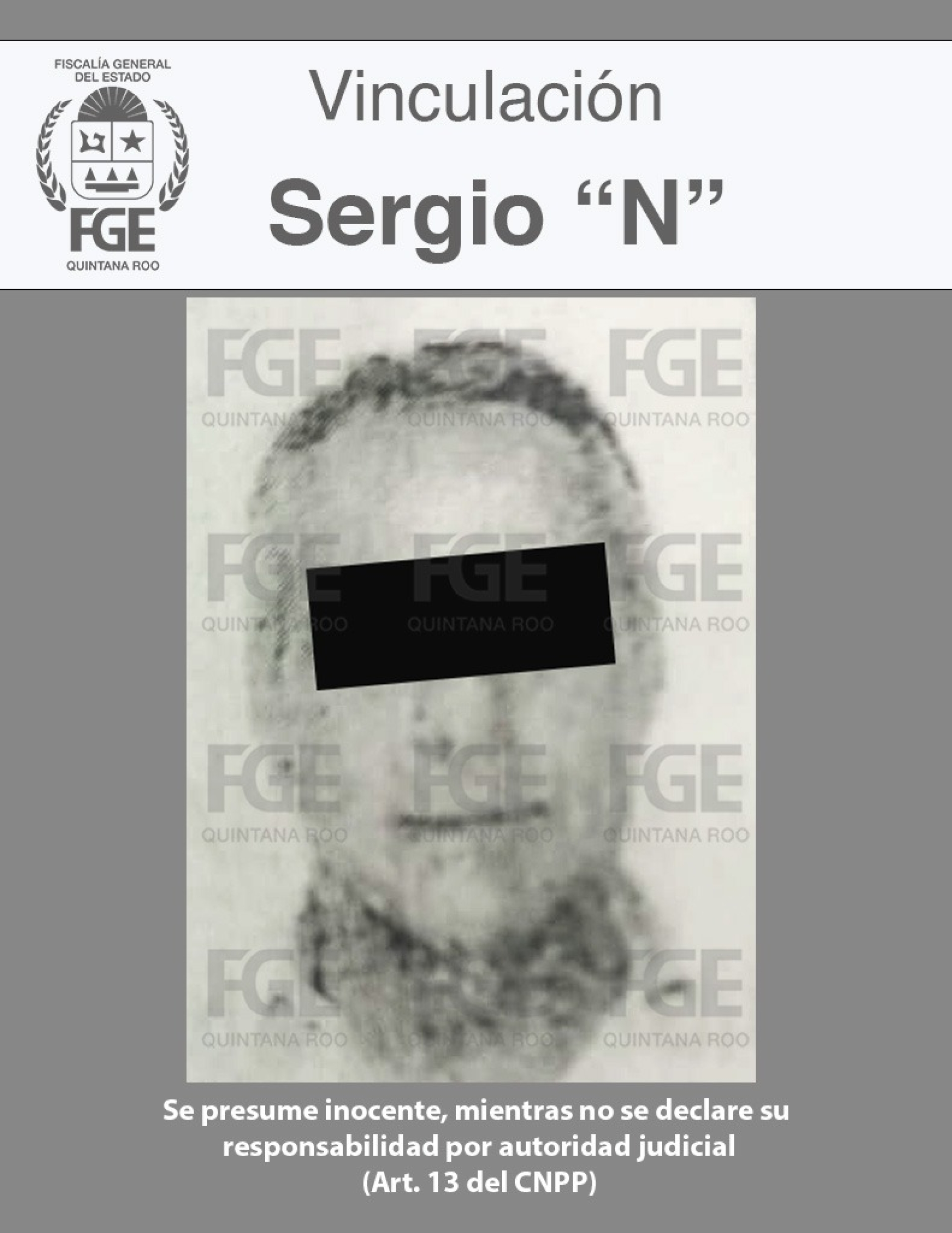 Vinculación a proceso de Sergio 'N' por violencia familiar, informa Fiscalía de Quintana Roo