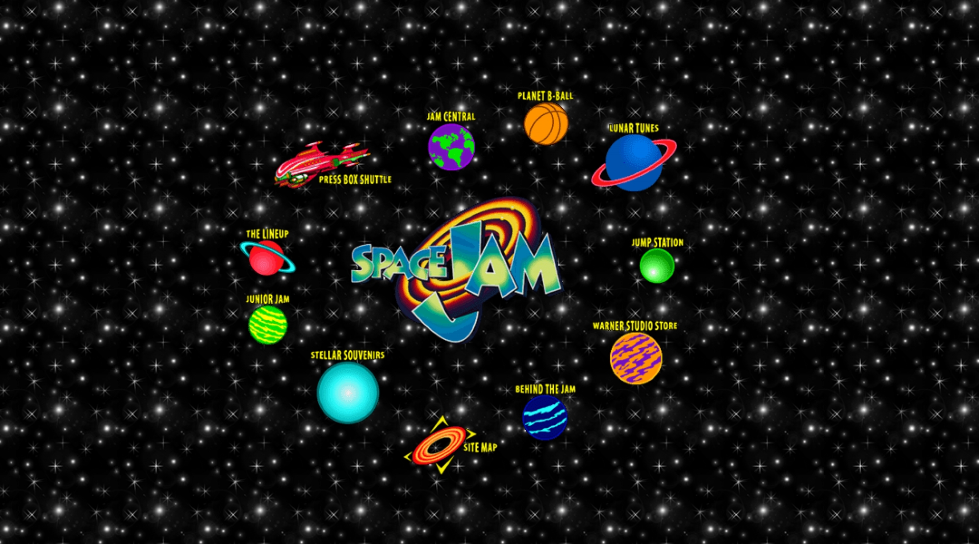 La página de Space Jam sigue viva… y es pura nostalgia noventera