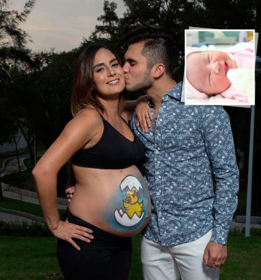 Fotos de la encantadora bebé de Paola Espinosa e Iván García enternecen la red