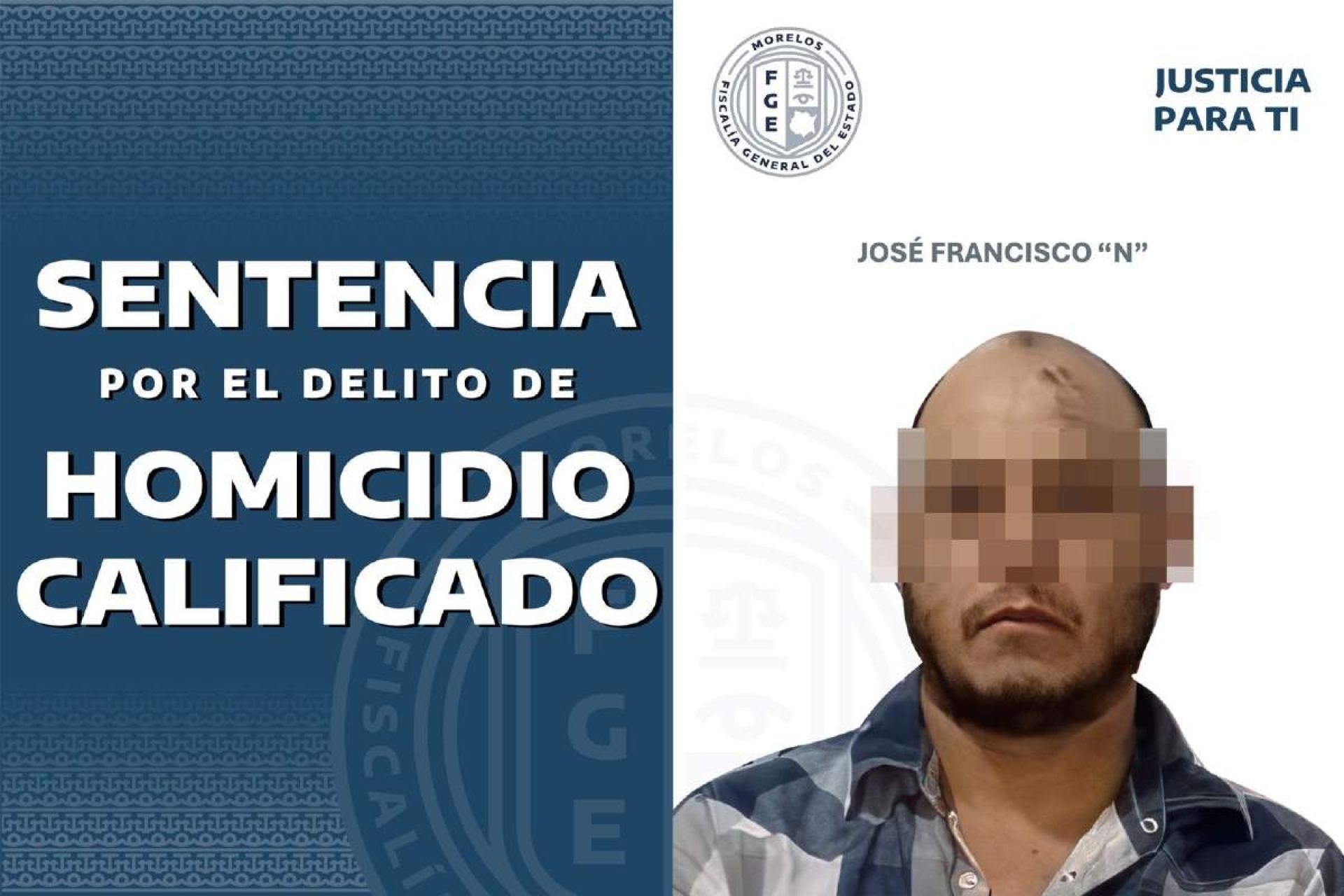 Sentencian a más de 16 años de prisión a homicida