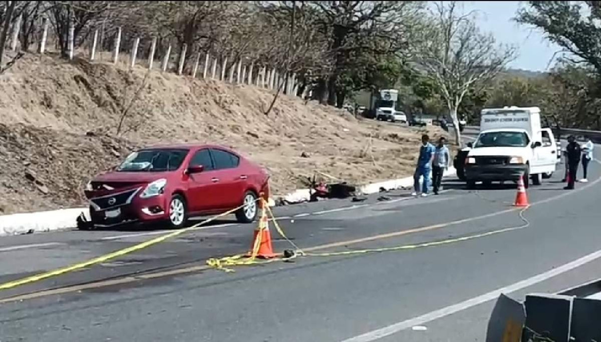 Fallece motociclista durante accidente