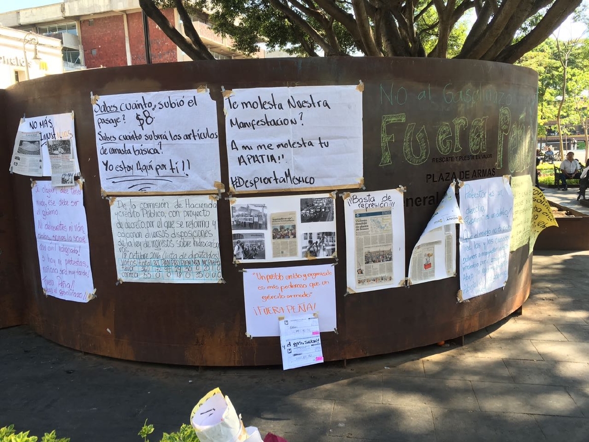 Promueven otra marcha contra el gasolinazo para el próximo domingo