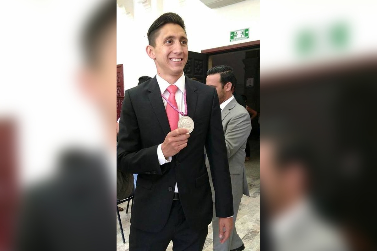 Recibe pentatleta Ismael Hernández Venera José María Morelos y Pavón