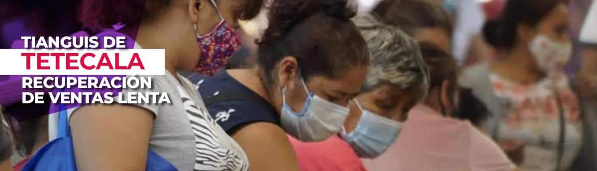 Lenta, recuperación de ventas en el tianguis de Tetecala