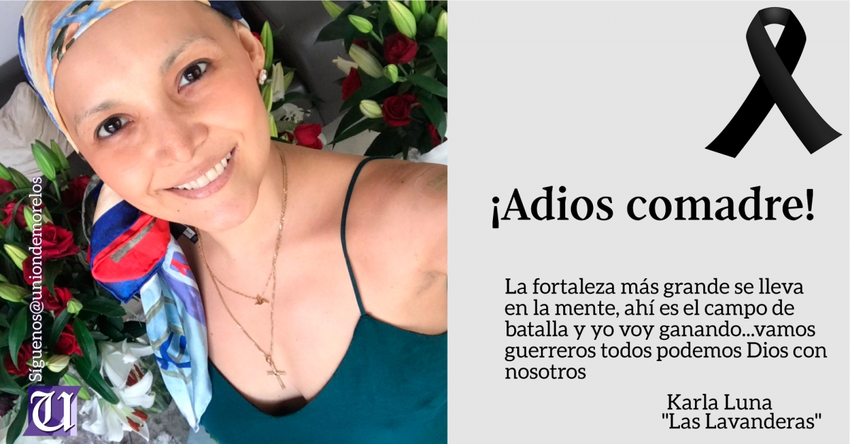 Karla Luna, conductora de "Las Lavanderas" pierde batalla contra el cáncer