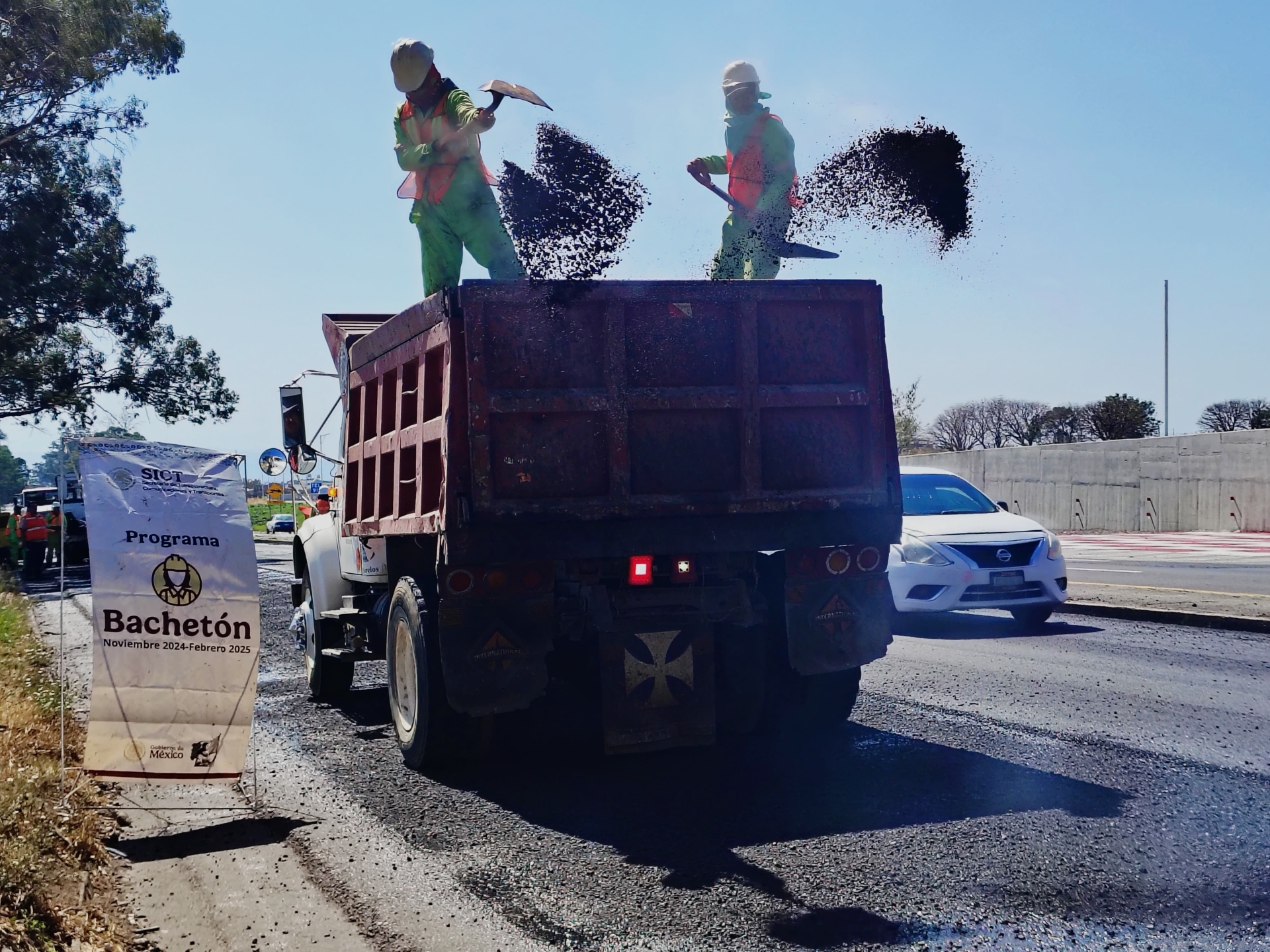 Programa 'Bachetón' rebasa la mitad de sus objetivos; registra 59.4% de avance en red carretera federal libre de peaje: SICT