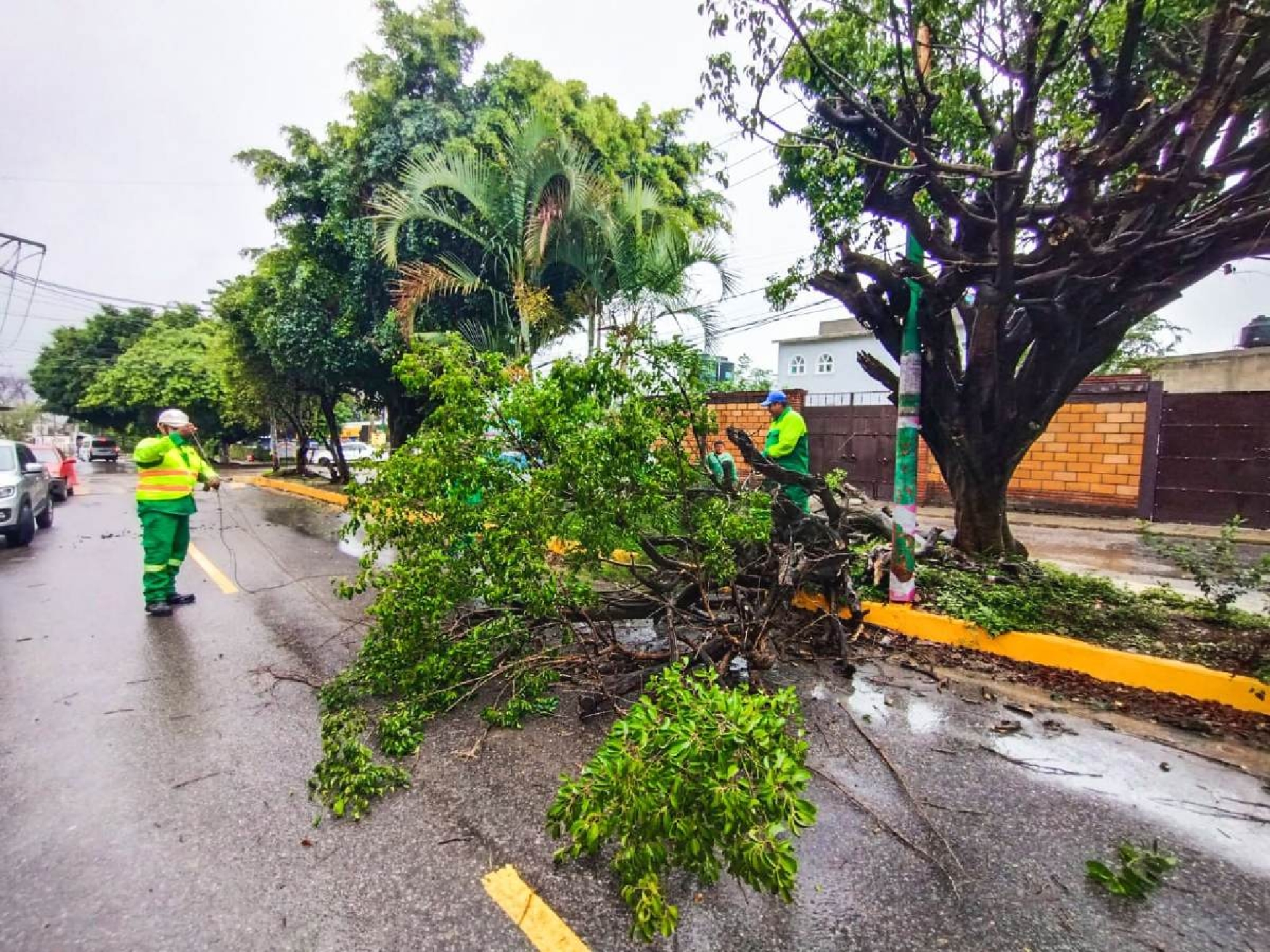 Reportan encharcamientos e inundaciones en Cuernavaca
