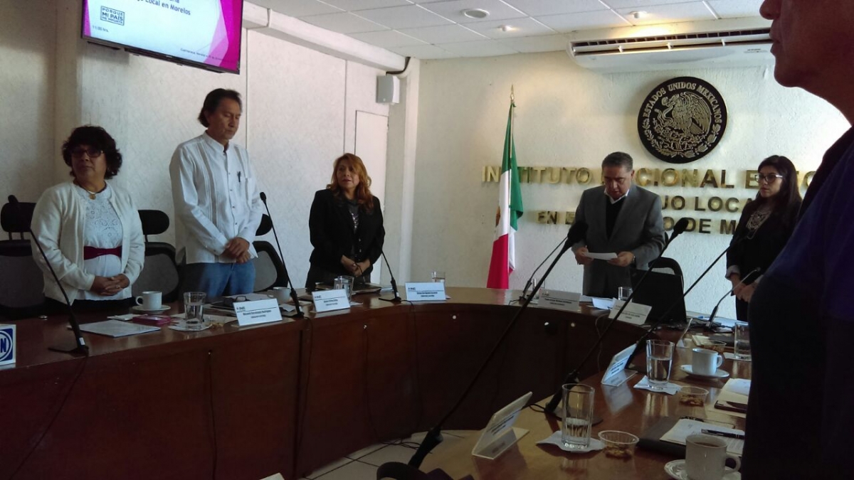 Lo último: Está mañana sesionó el Consejo Local del INE Morelos.