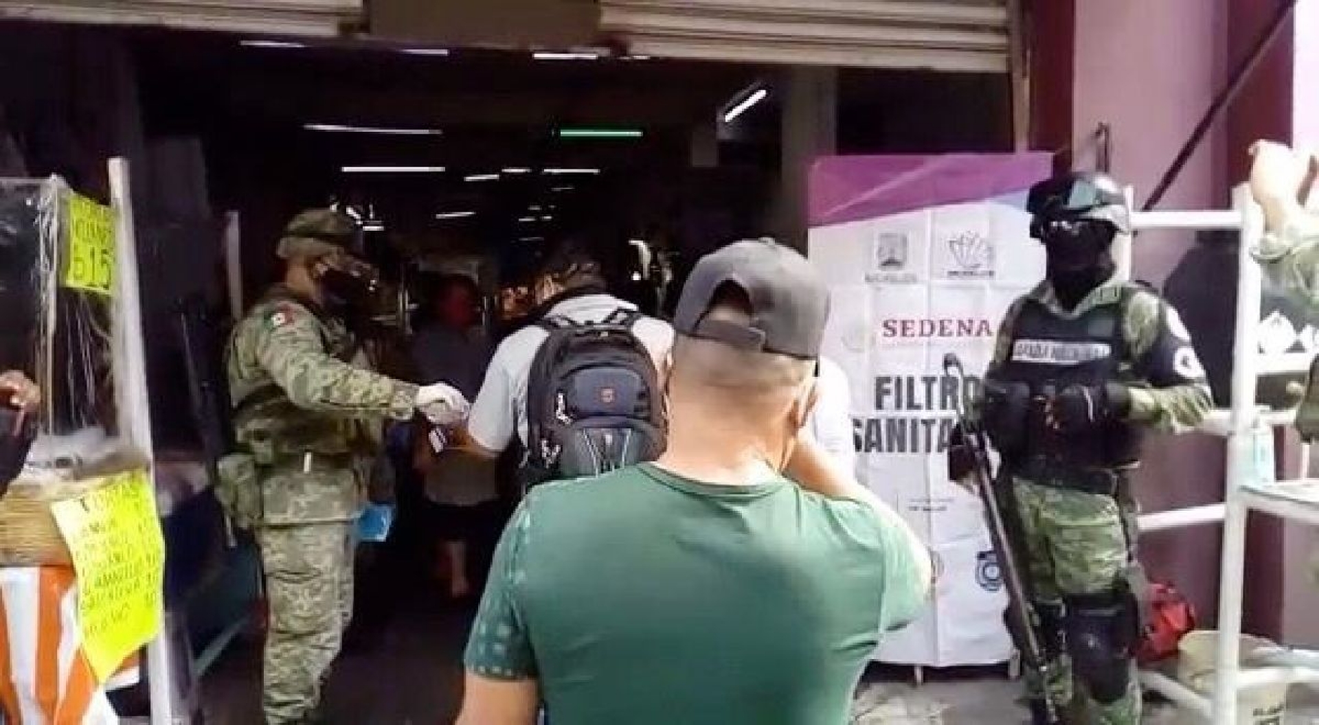 Aumentan medidas sanitarias contra el covid-19 en mercado de Cuautla