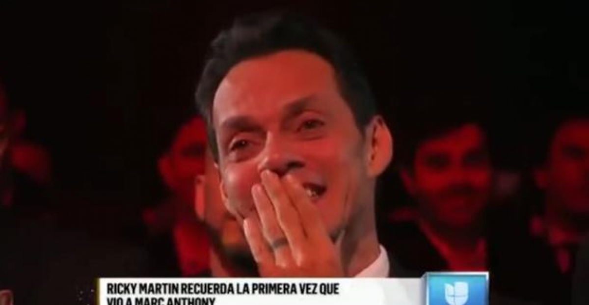 Ricky Martin hace llorar a Marc Anthony