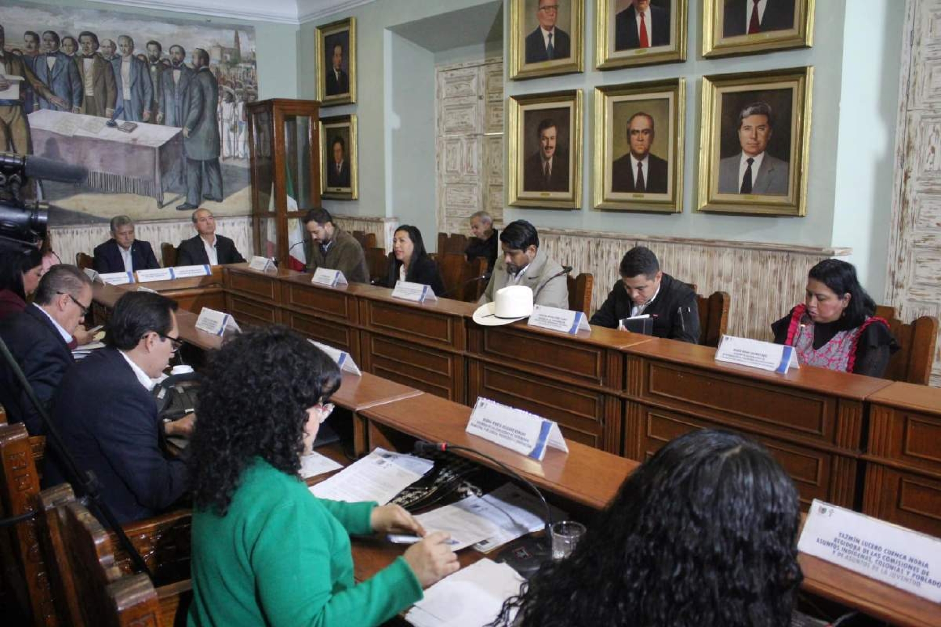El G7 al interior del Cabildo de Cuernavaca