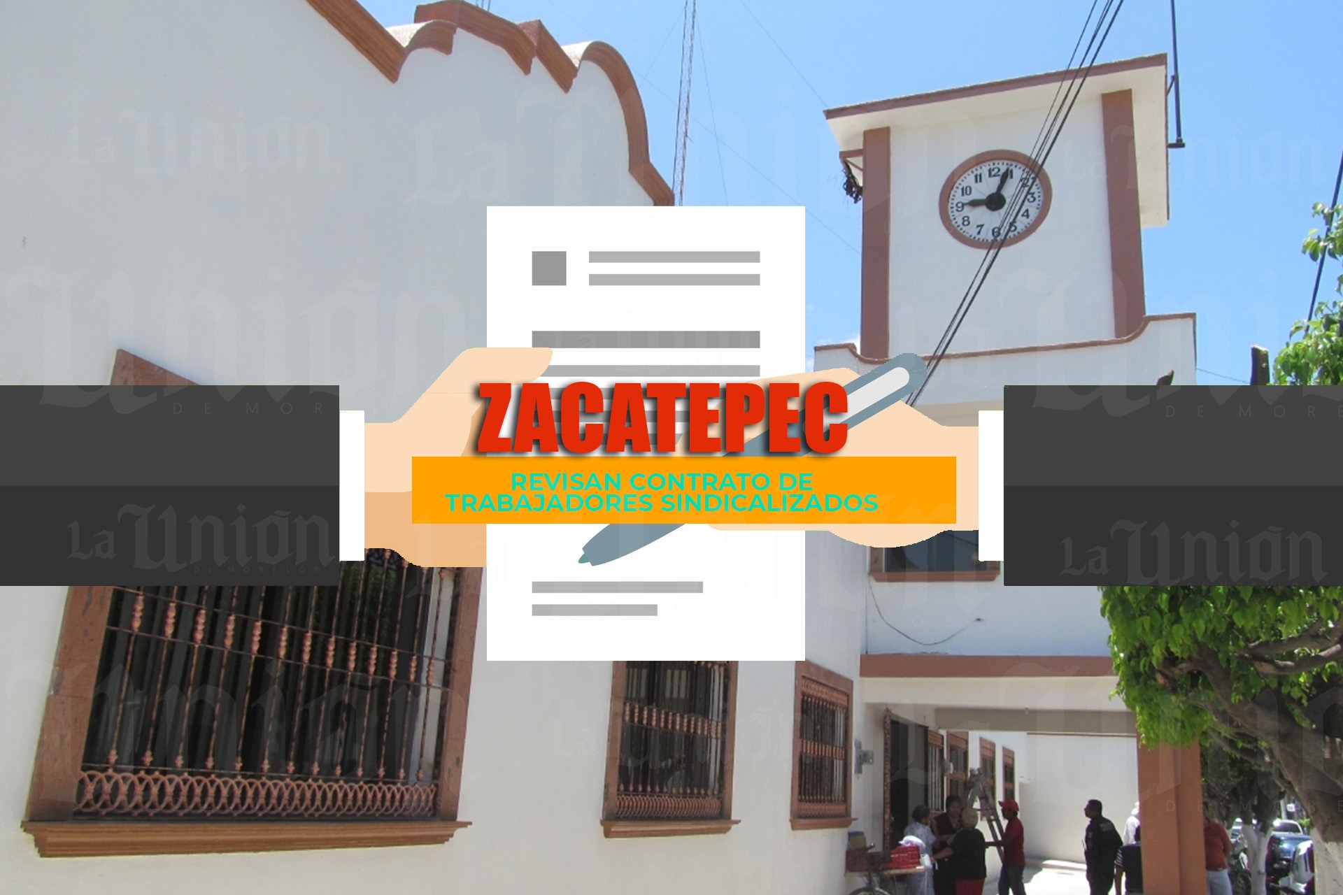 Revisan contrato de trabajadores sindicalizados en Zacatepec