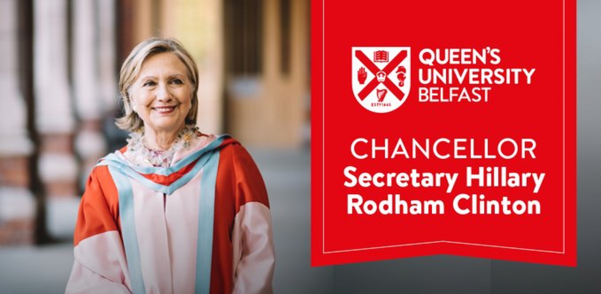 Nombran a Hillary Clinton rectora de la Universidad de Queen’s de Belfast