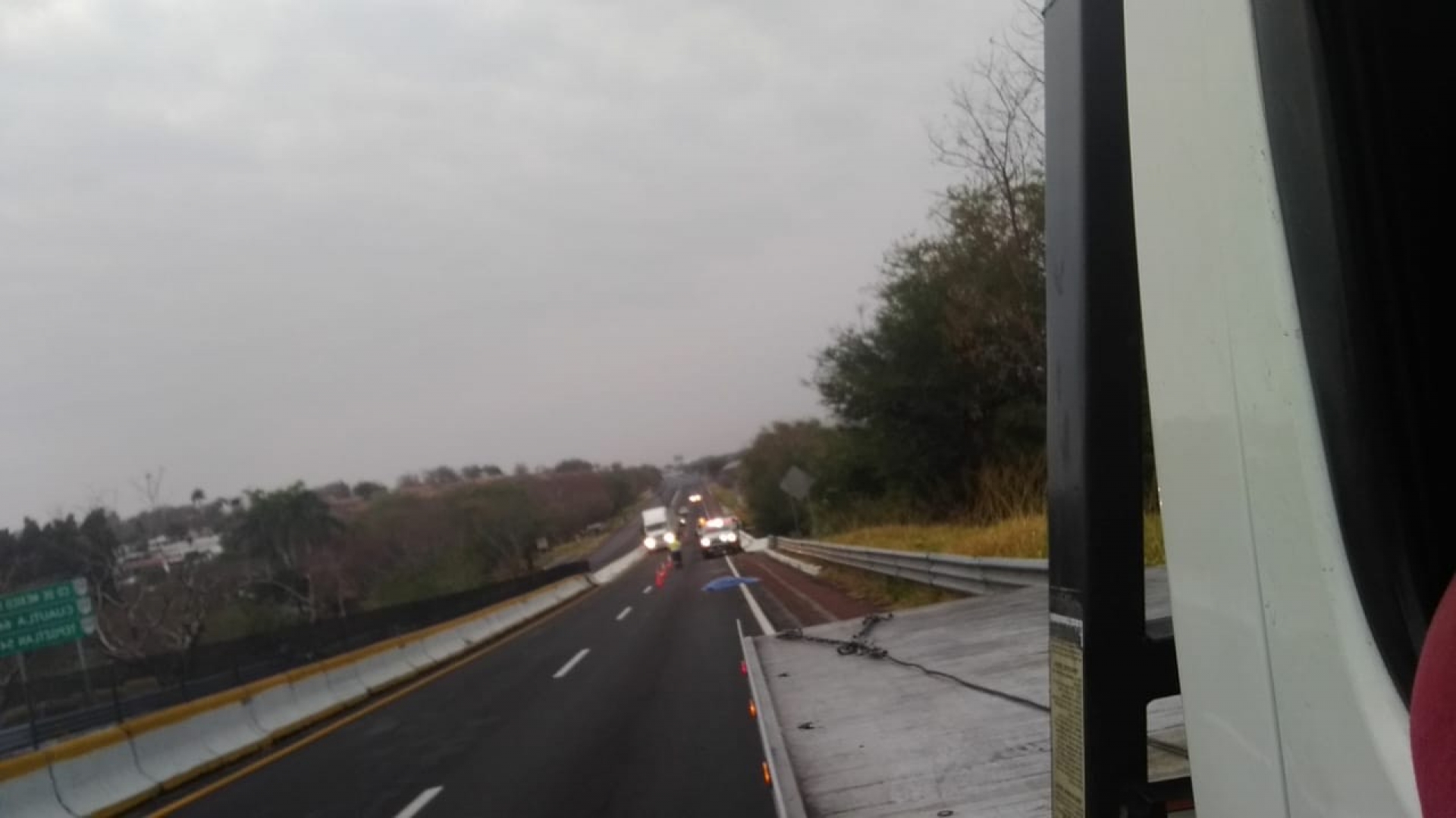 Murió atropellado en la autopista México-Acapulco