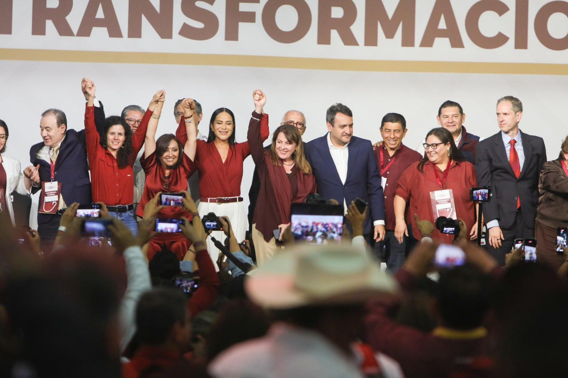 Refrenda Margarita González Saravia unidad y fortaleza de Morena como primera fuerza política del país