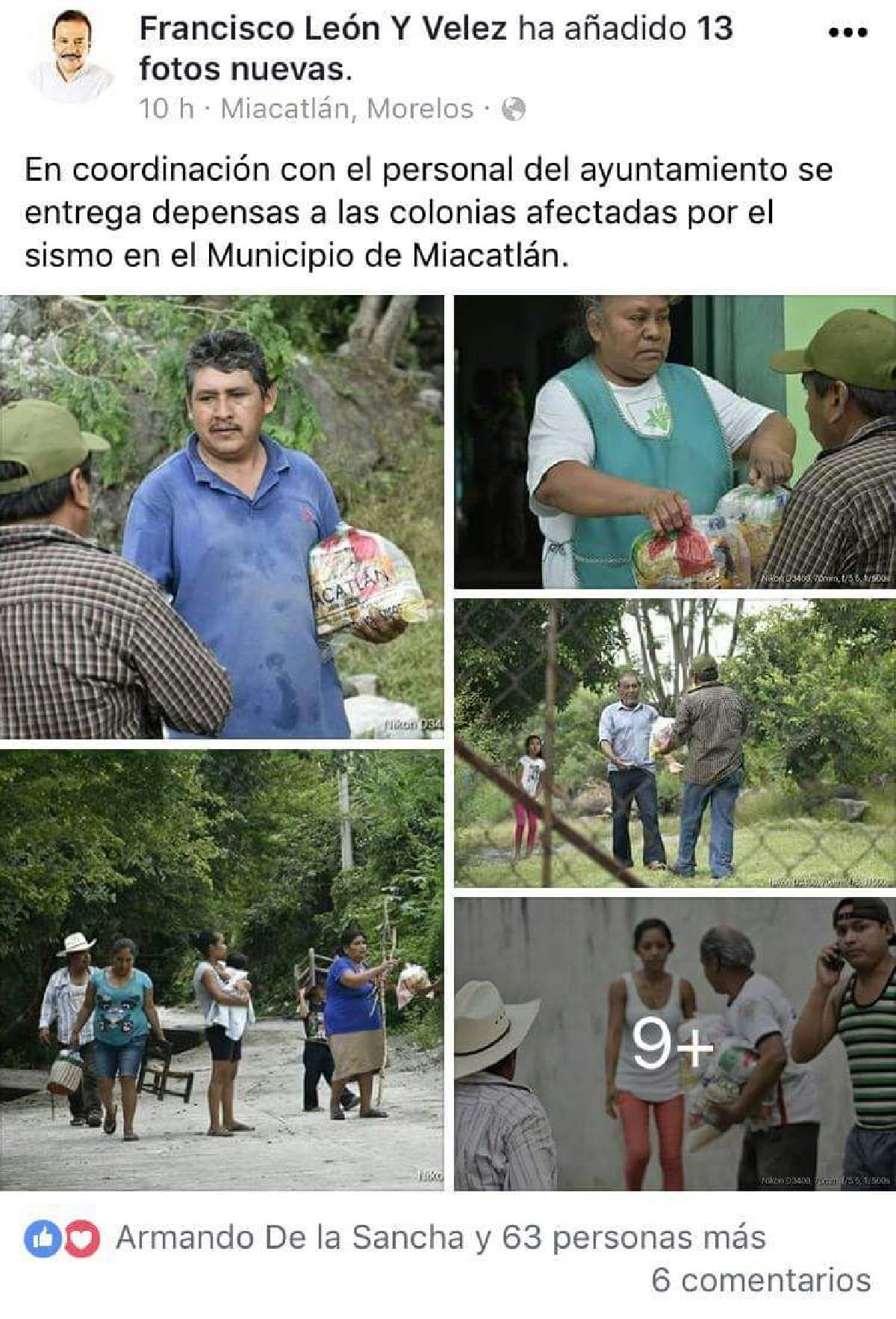 Denuncian entrega de víveres en Miacatlán con bolsas marcadas por el Ayuntamiento