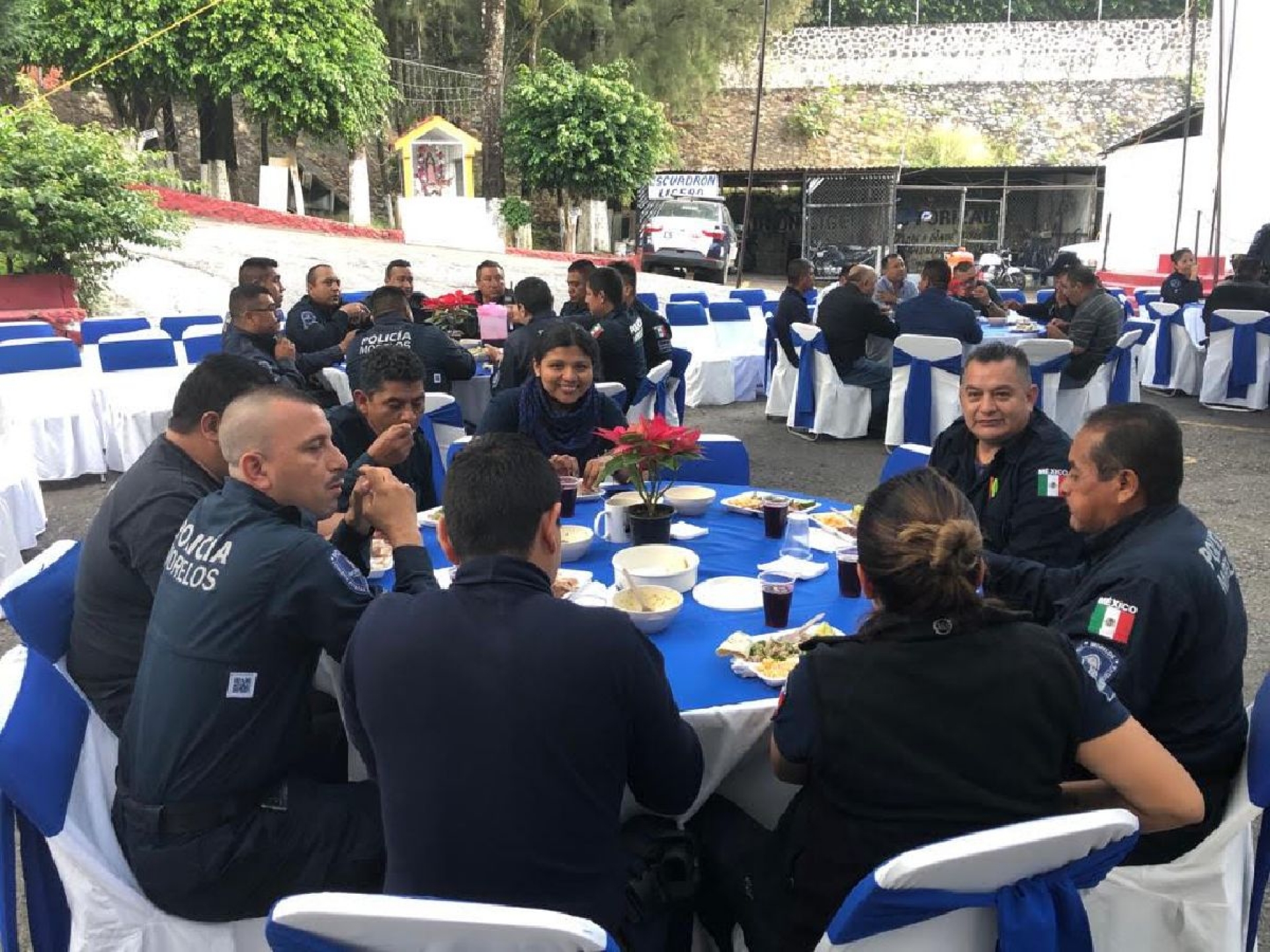 Festejan el Día del Policía en Cuernavaca
