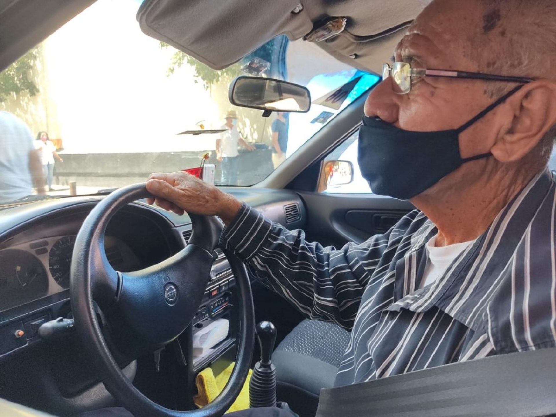 Se contagió mientras trabajaba