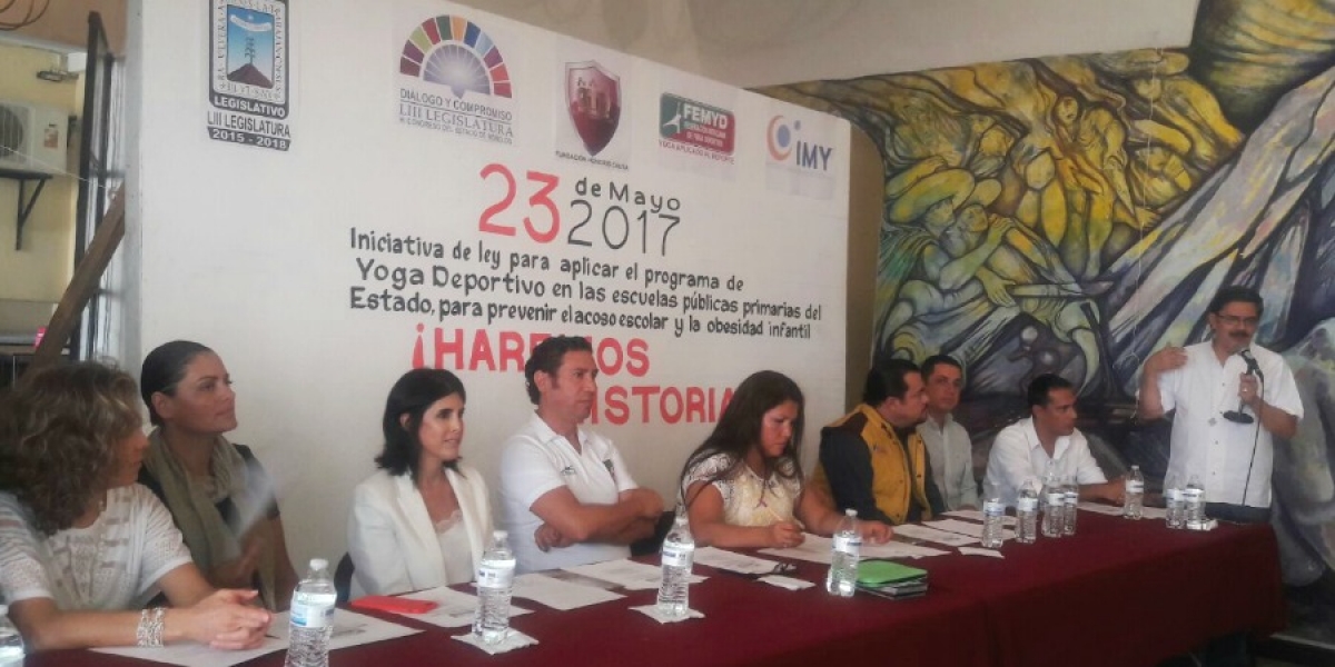 Dan a conocer inciativa de ley para aplicar programa de yoga deportivo en escuelas