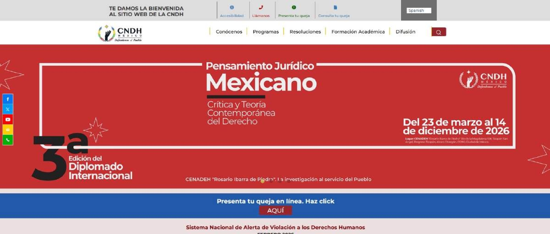 Insta CNDH a dar seguimiento a proceso contra director de Ciencias Agropecuarias