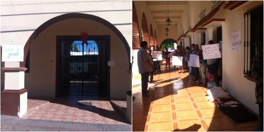 Trabajadores del Ayuntamiento de Tetecala paralizan servicios en el municipio
