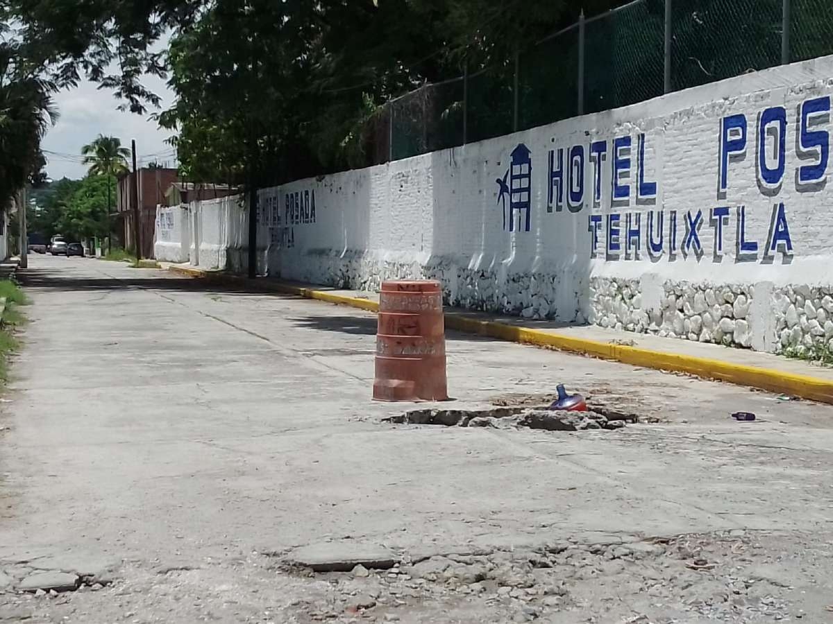 Socavones se han convertido un problema en Jojutla