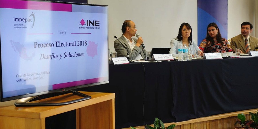 Llevan a cabo el foro "Proceso electoral 2018: Desafíos y soluciones"