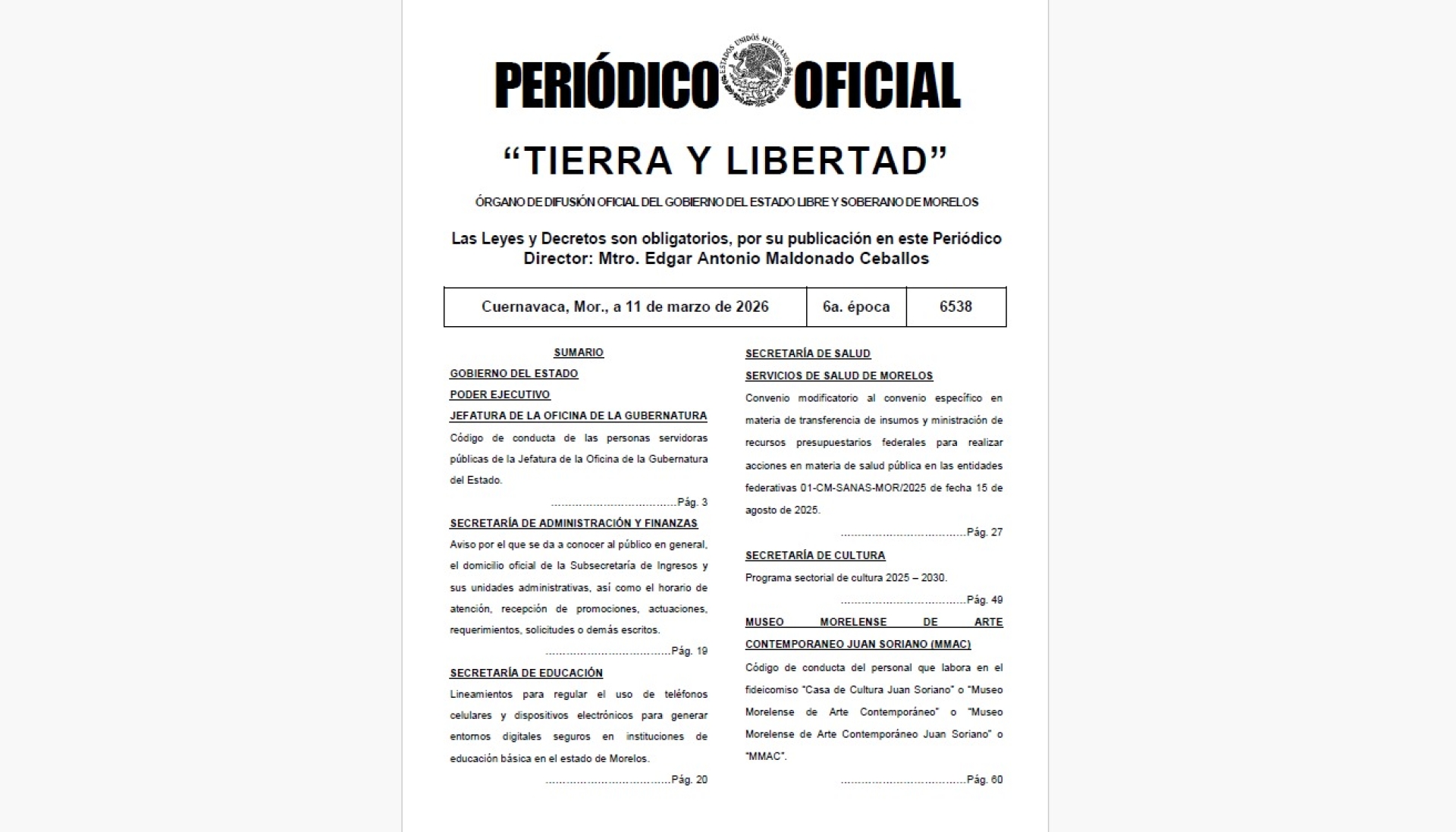 Procura Gobierno de Morelos educación, salud y bienestar integral de la niñez