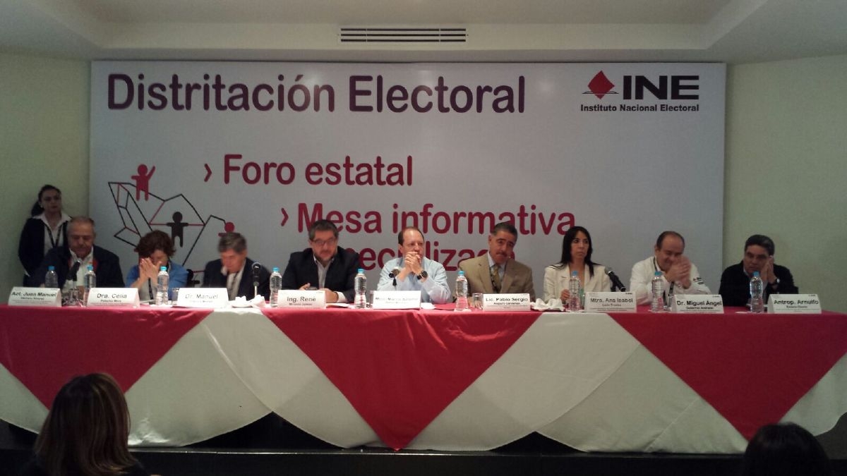 Presenta INE anteproyecto de redistritación local