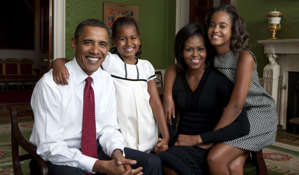 Los Obama, la familia presidencial modelo que todo el mundo quisiera tener