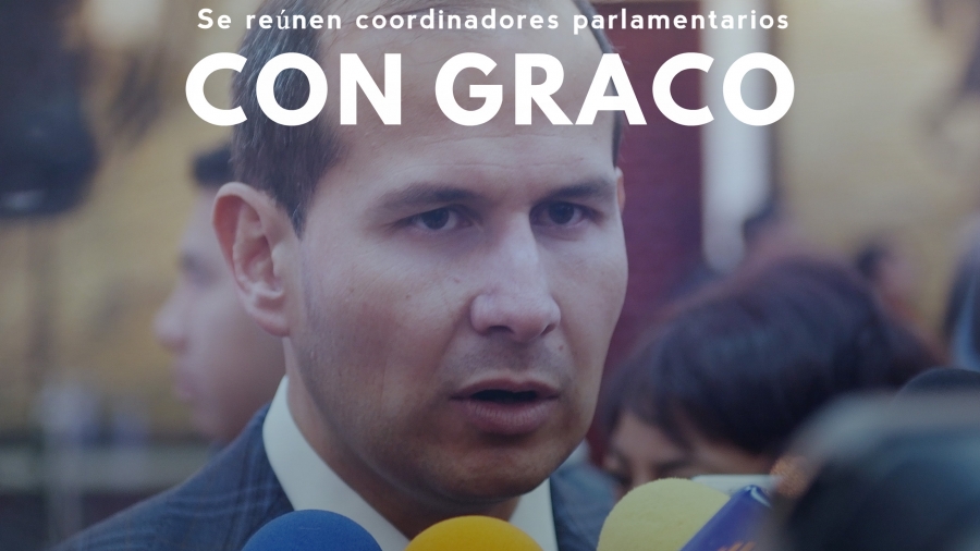Se reúnen coordinadores parlamentarios con el gobernador; indican que se atienden temas ambientales y de transporte