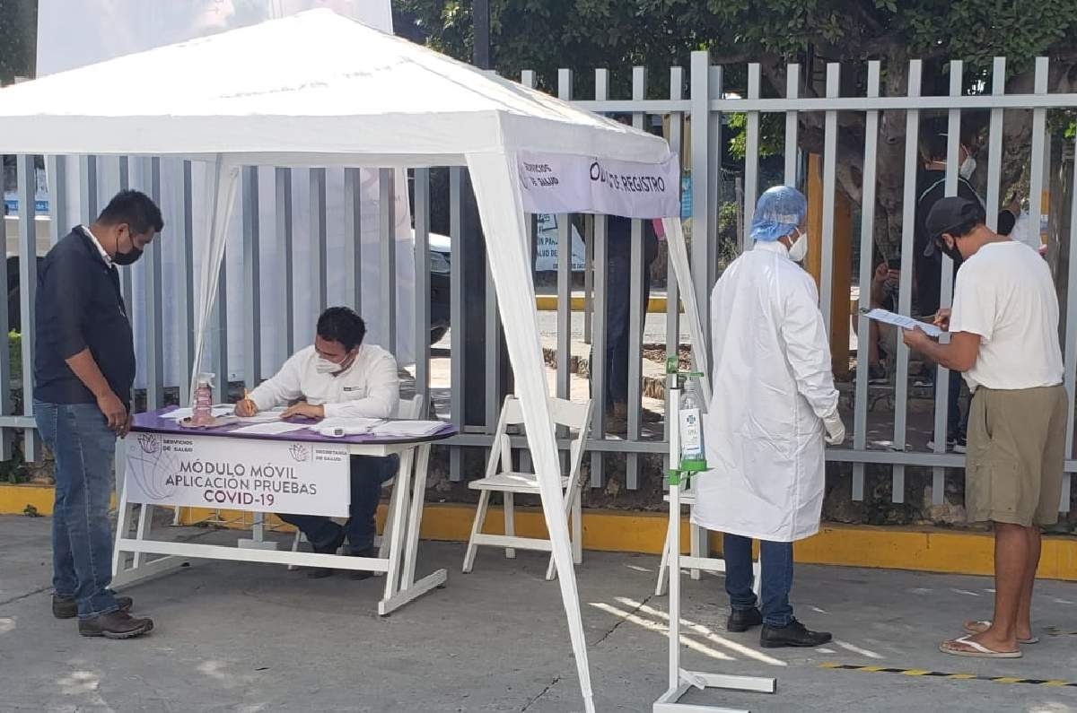 Regresa módulo de pruebas covid a la zona poniente
