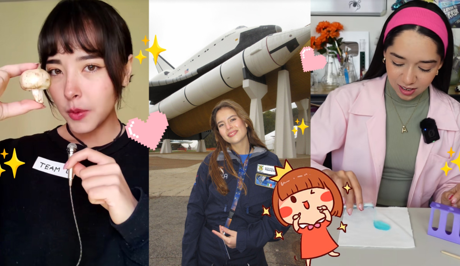 Tres jóvenes mexicanas que inspiran desde TikTok y promueven la ingeniería