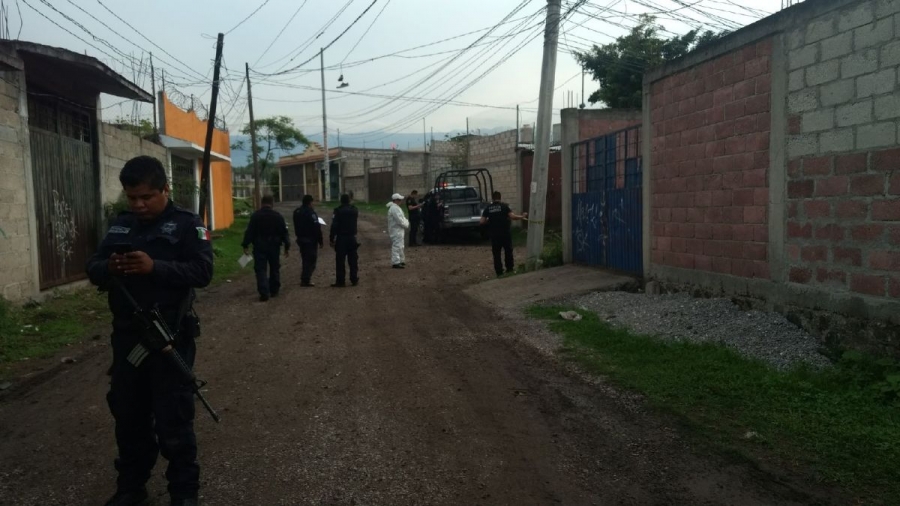 Abandonan el cadáver de un hombre calcinado
