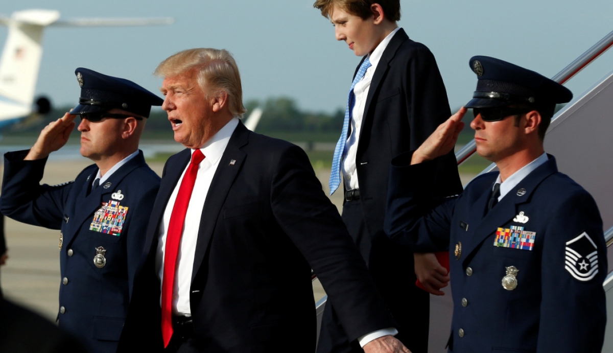 Escuela del hijo menor de Trump costará 40 mil dólares al año