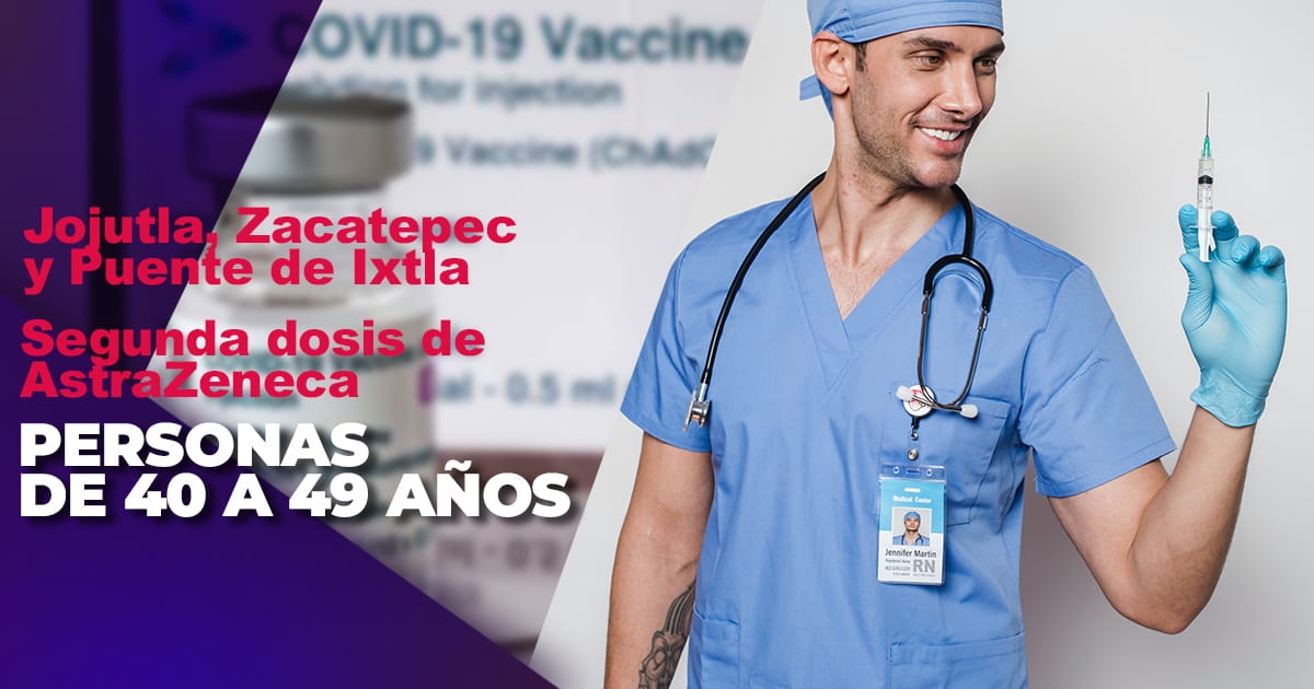 Realizarán jornada de vacunación simultánea anticovid en Jojutla, Zacatepec y Puente de Ixtla