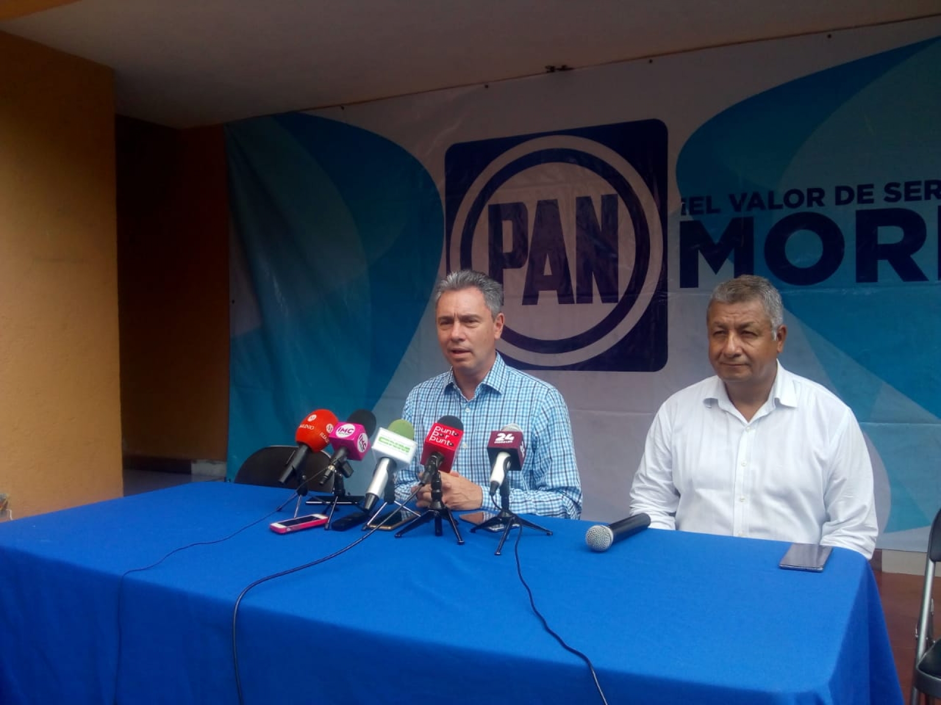 Visita Morelos candidato a la dirigencia nacional del PAN
