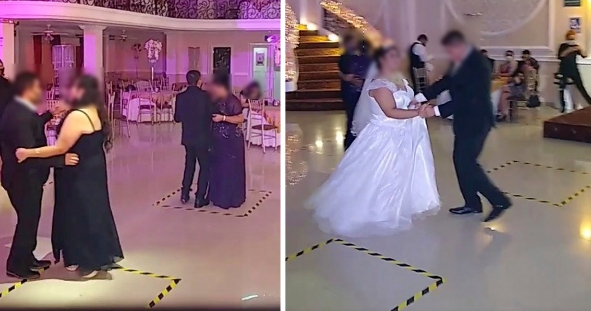 VIDEO: Sorprende nueva forma de bailar en una boda en tiempos de COVID-19