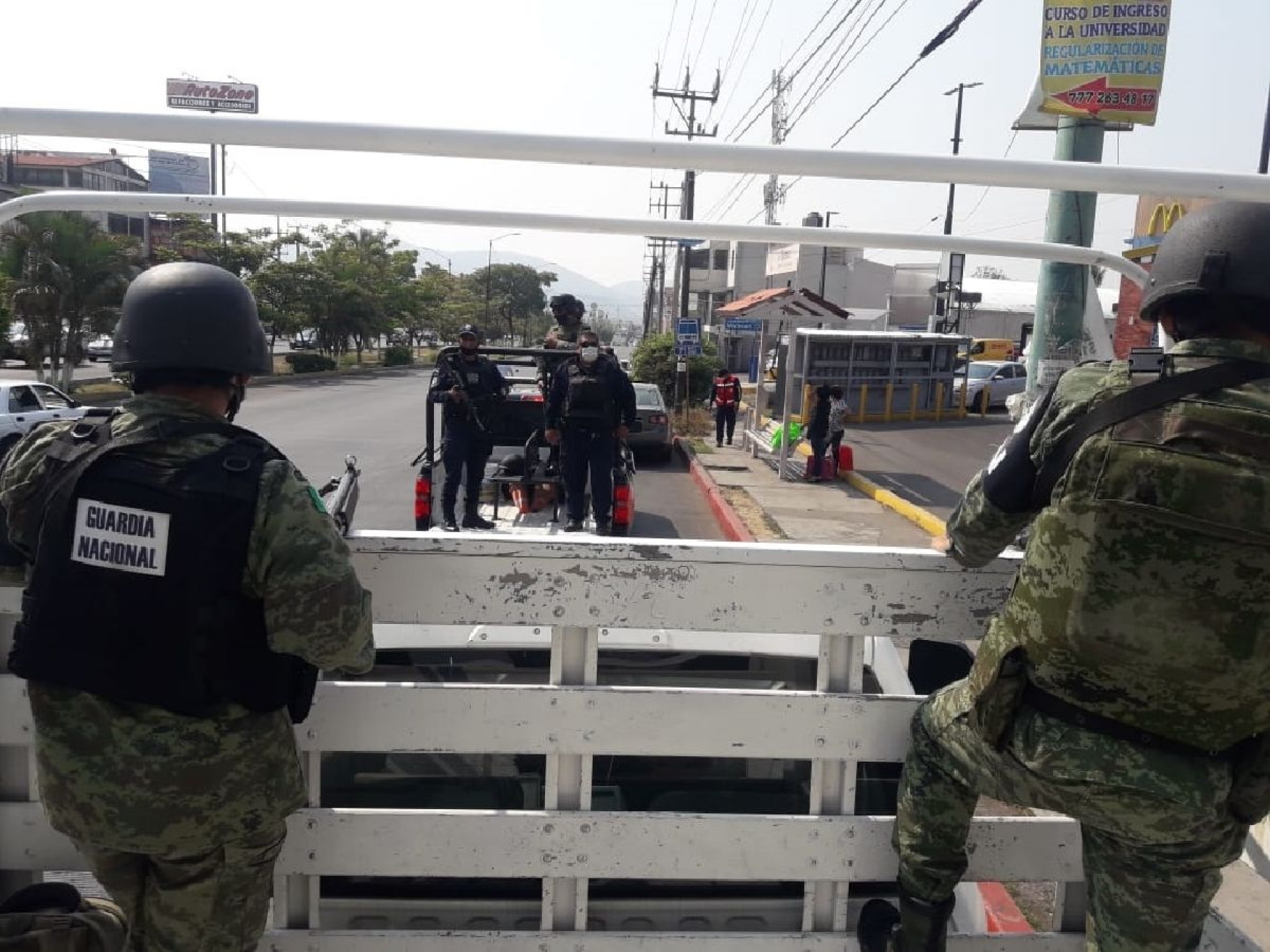 Apoyan Mando Coordinado y GN operativos en Jiutepec