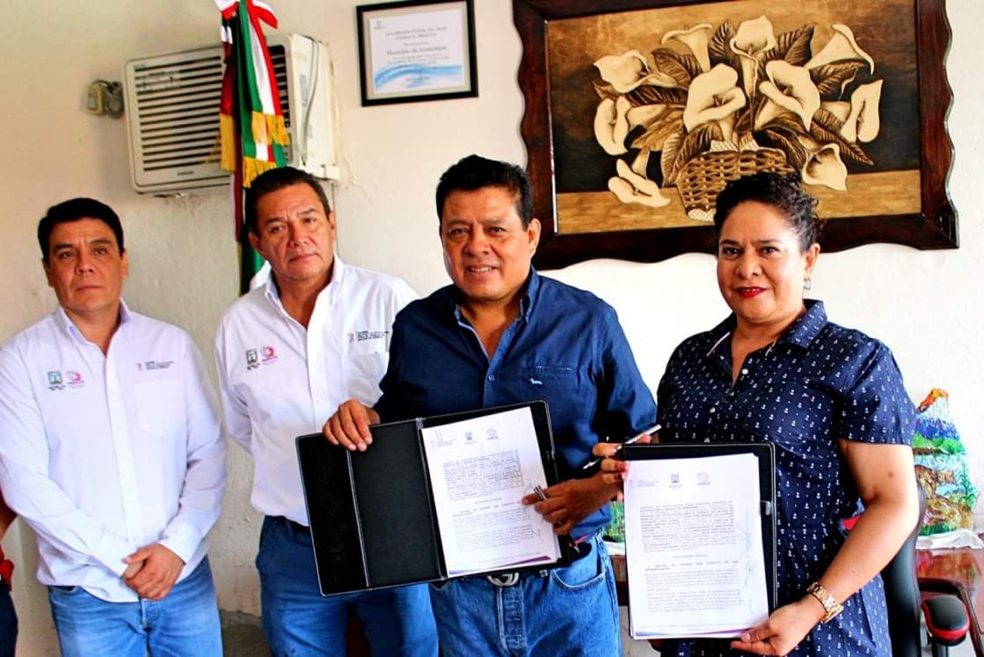 Firma convenio Jonacatepec con Icatmor