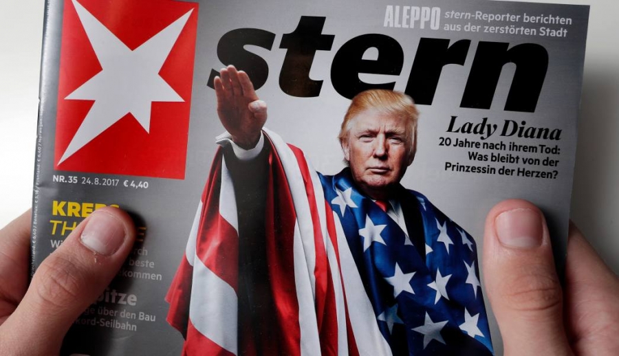Revista alemana ‘Stern’ publica foto de Trump haciendo saludo nazi