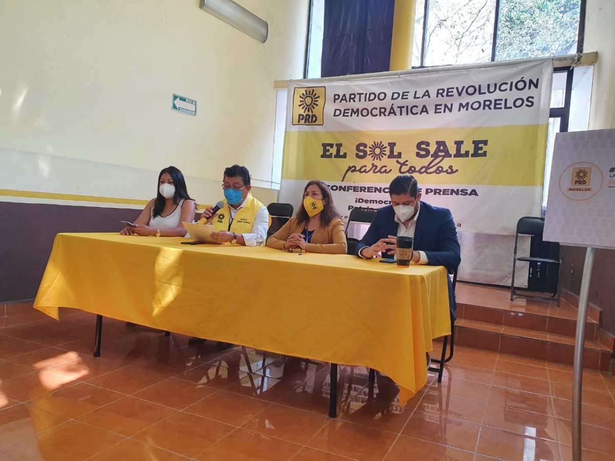 Llama PRD a firmar pacto por la civilidad en el proceso electoral