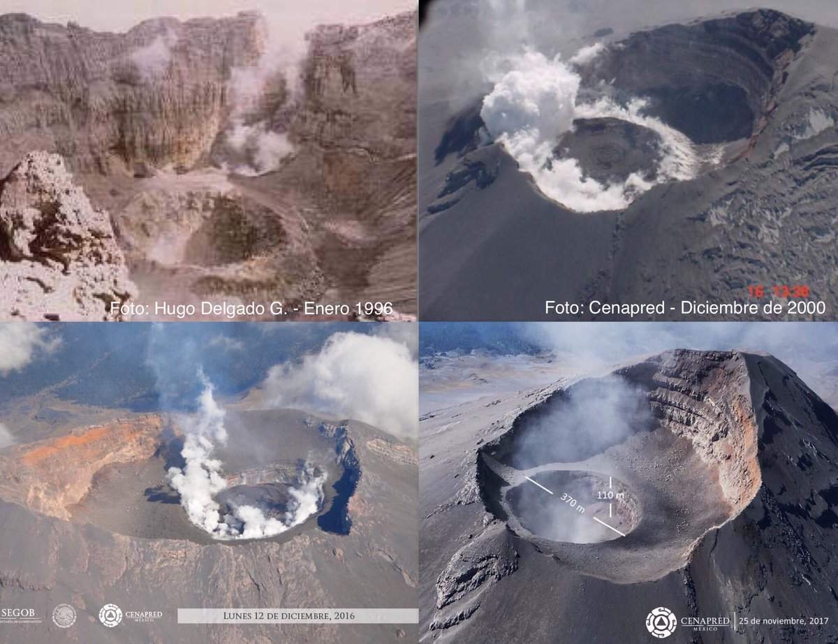 Se cumplen 22 años de la mayor actividad en el Popocatépetl