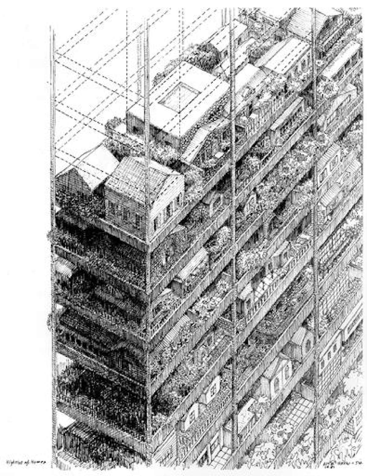 Highrise of homes