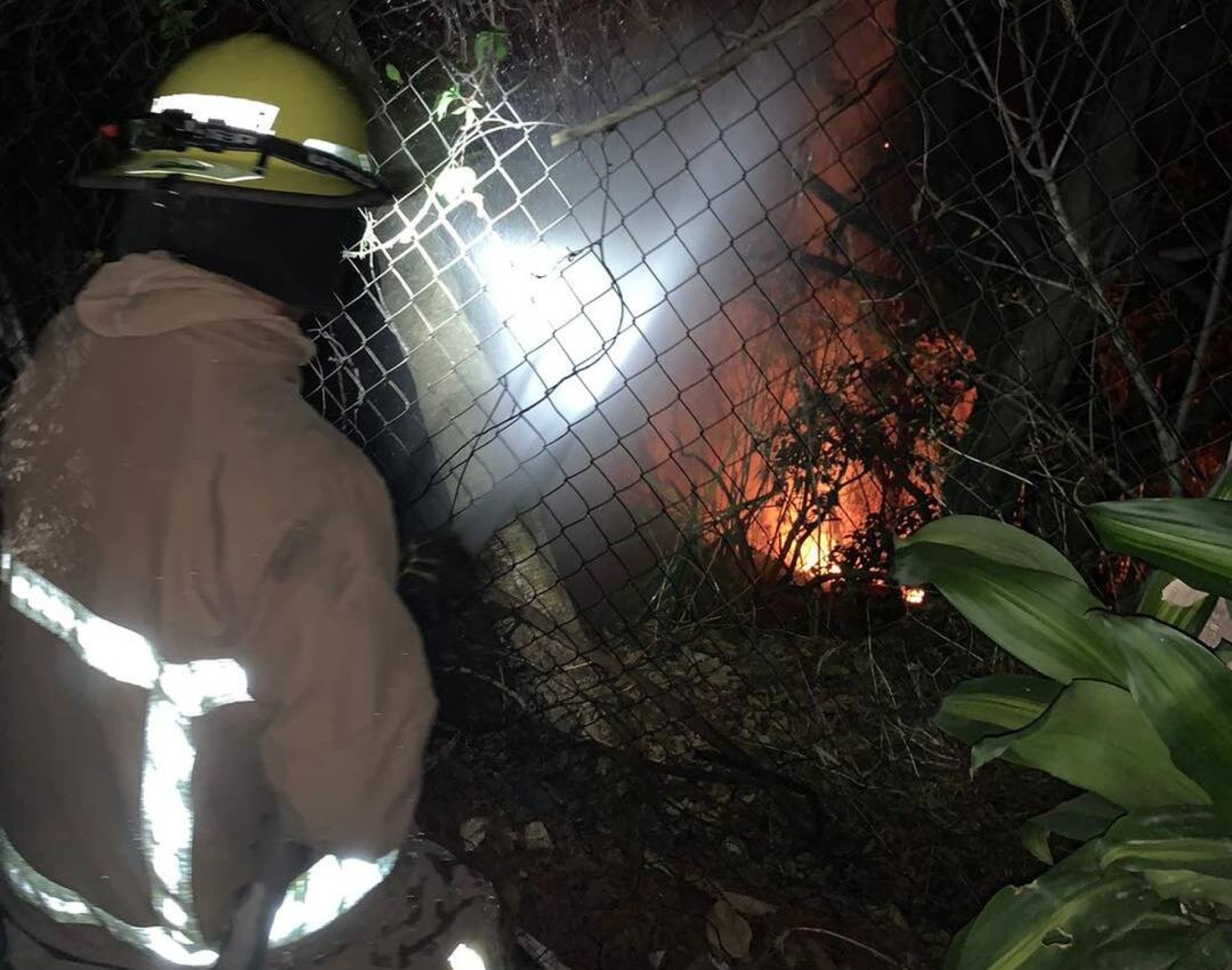 Mantiene CEPCM monitoreo y atención de incendio forestal en Lomas de Tetela