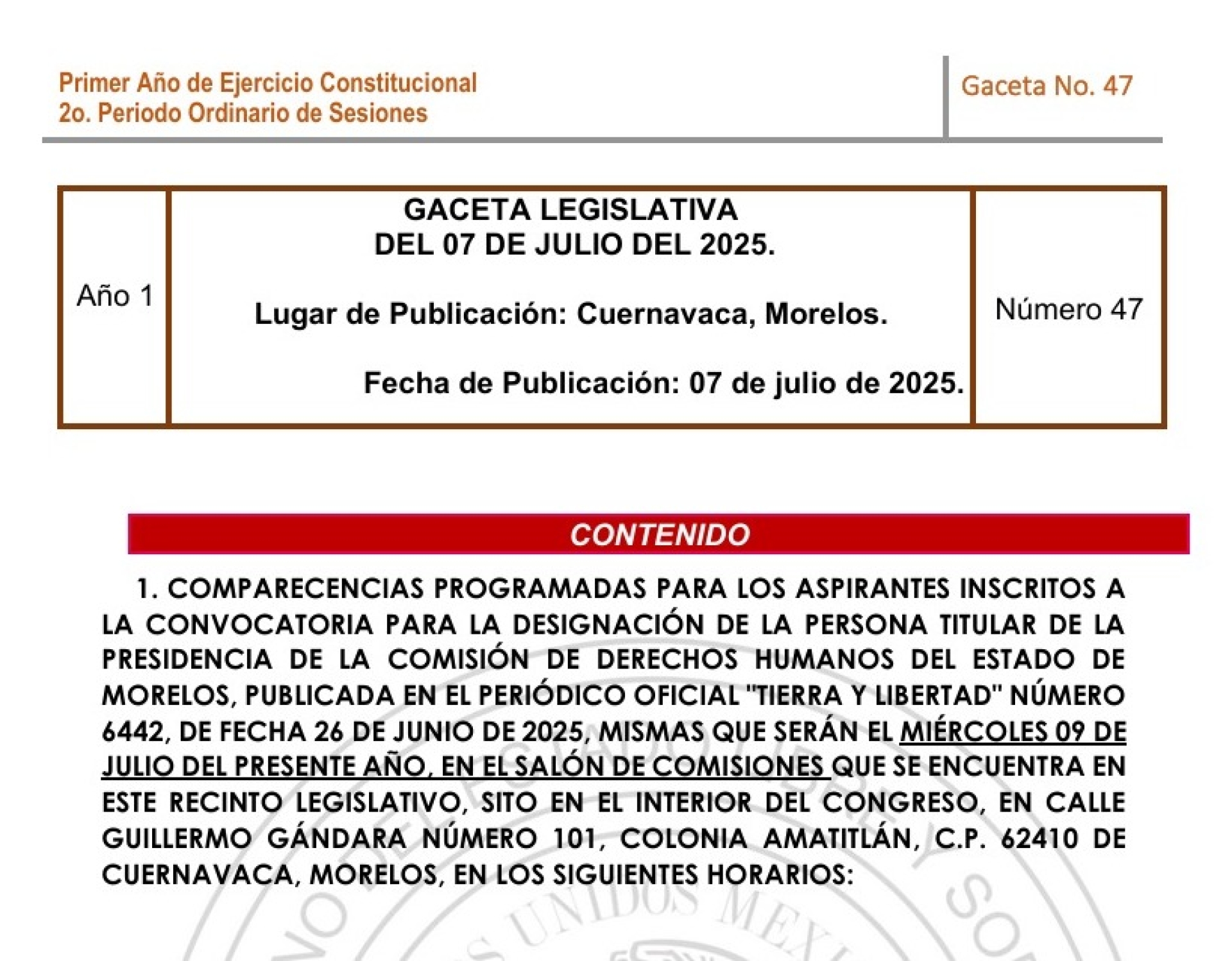 Hay 28 aspirantes para dirigir la CDHM