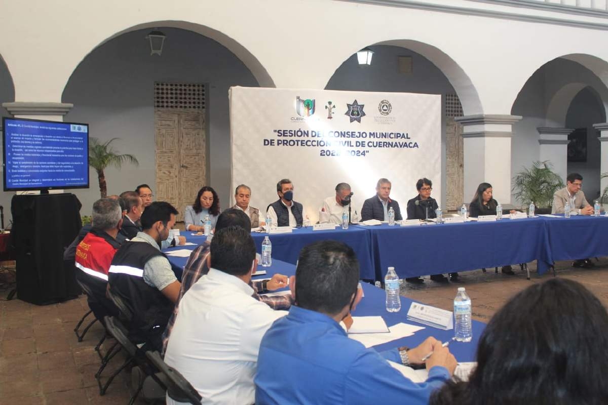 Encabeza el alcalde la instalación del comité municipal de contingencias de Cuernavaca